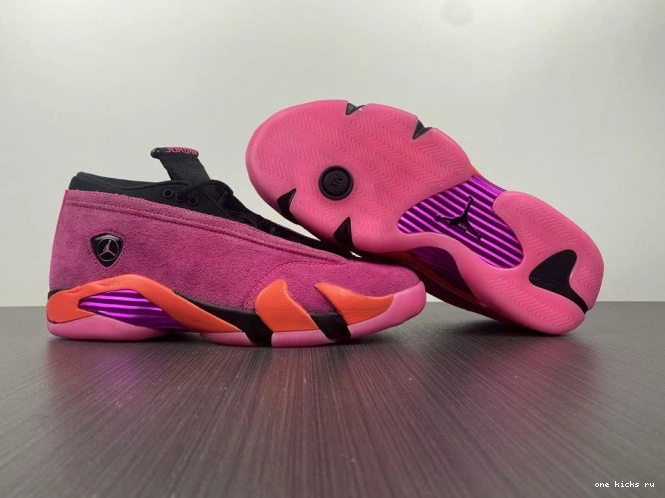 Chep Onekick Low DH4121-600 Jordan Retro 14 Shocking Pink (W) 0528